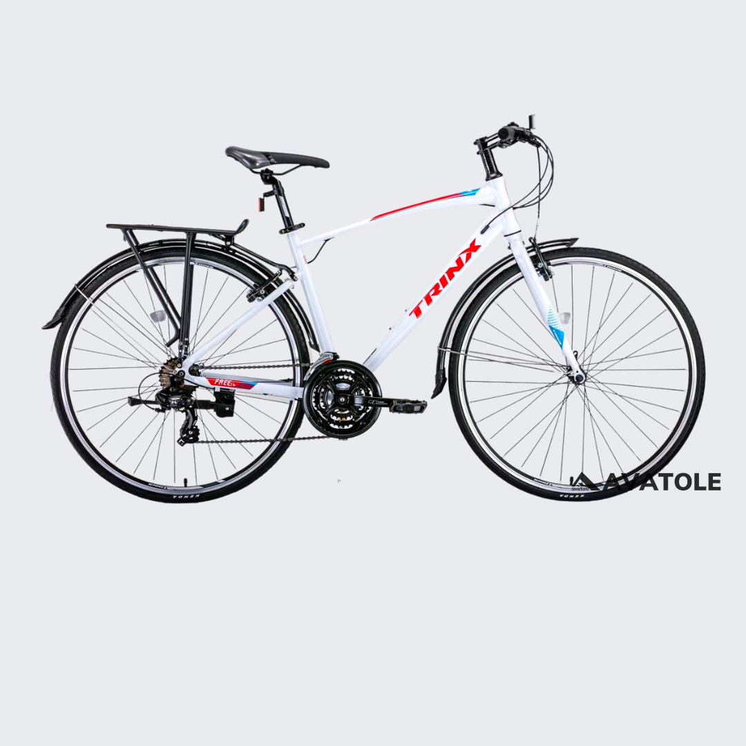 Xe đạp touring TrinX Free 1.4 2023 màu đỏ trắng