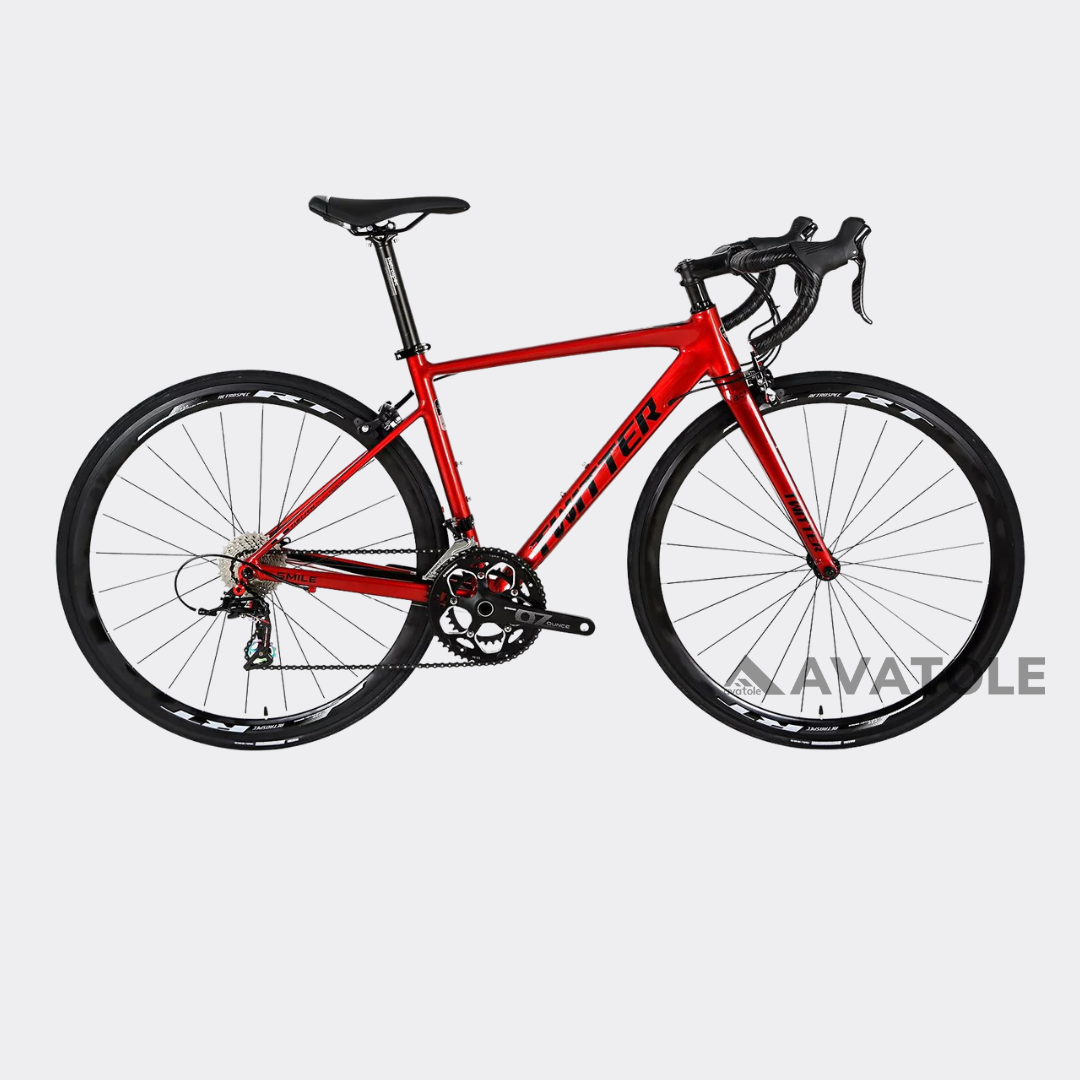 Xe đạp đua Twitter Smile màu đen đỏ