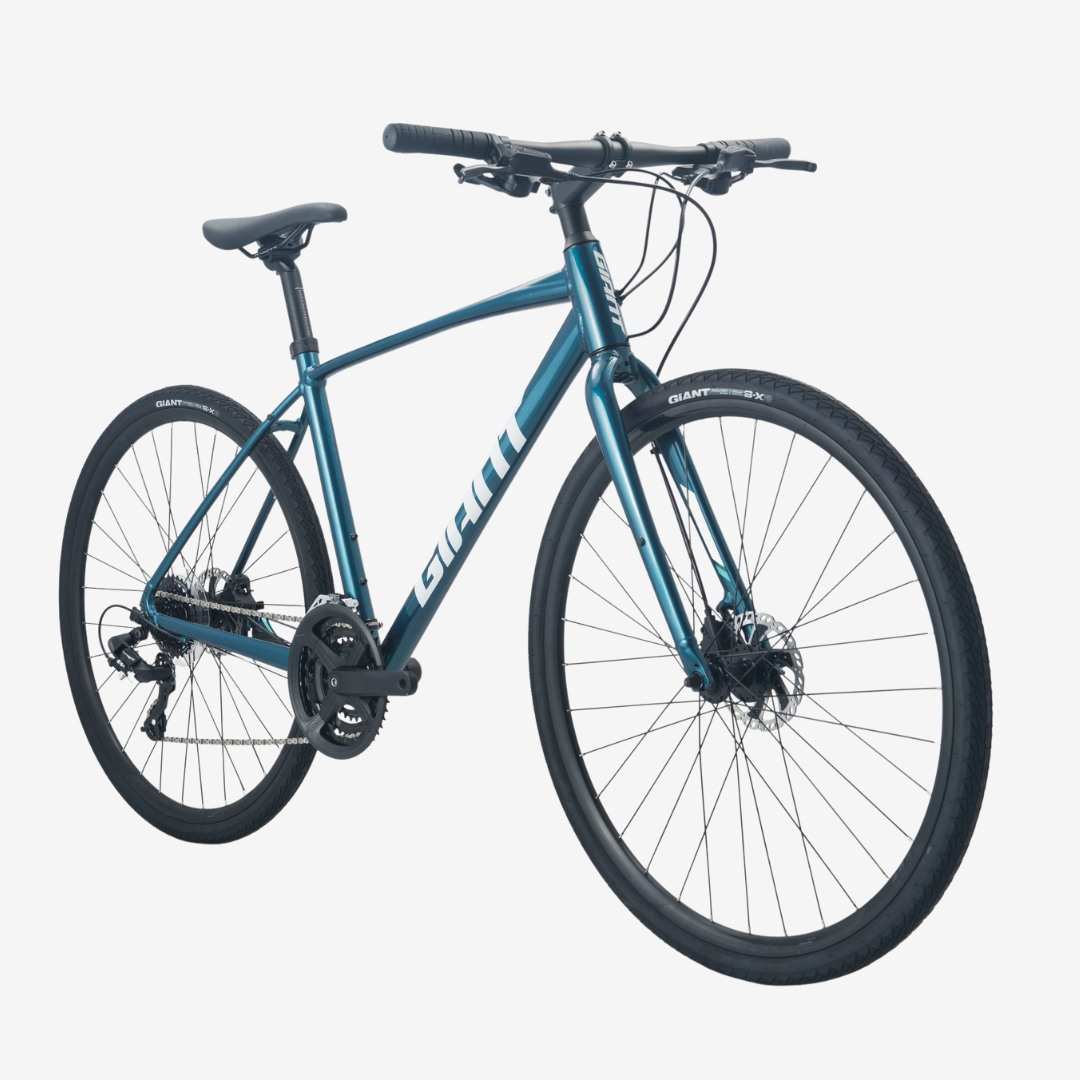Xe đạp touring 2022 Giant Escape 1 màu trắng xanh dương