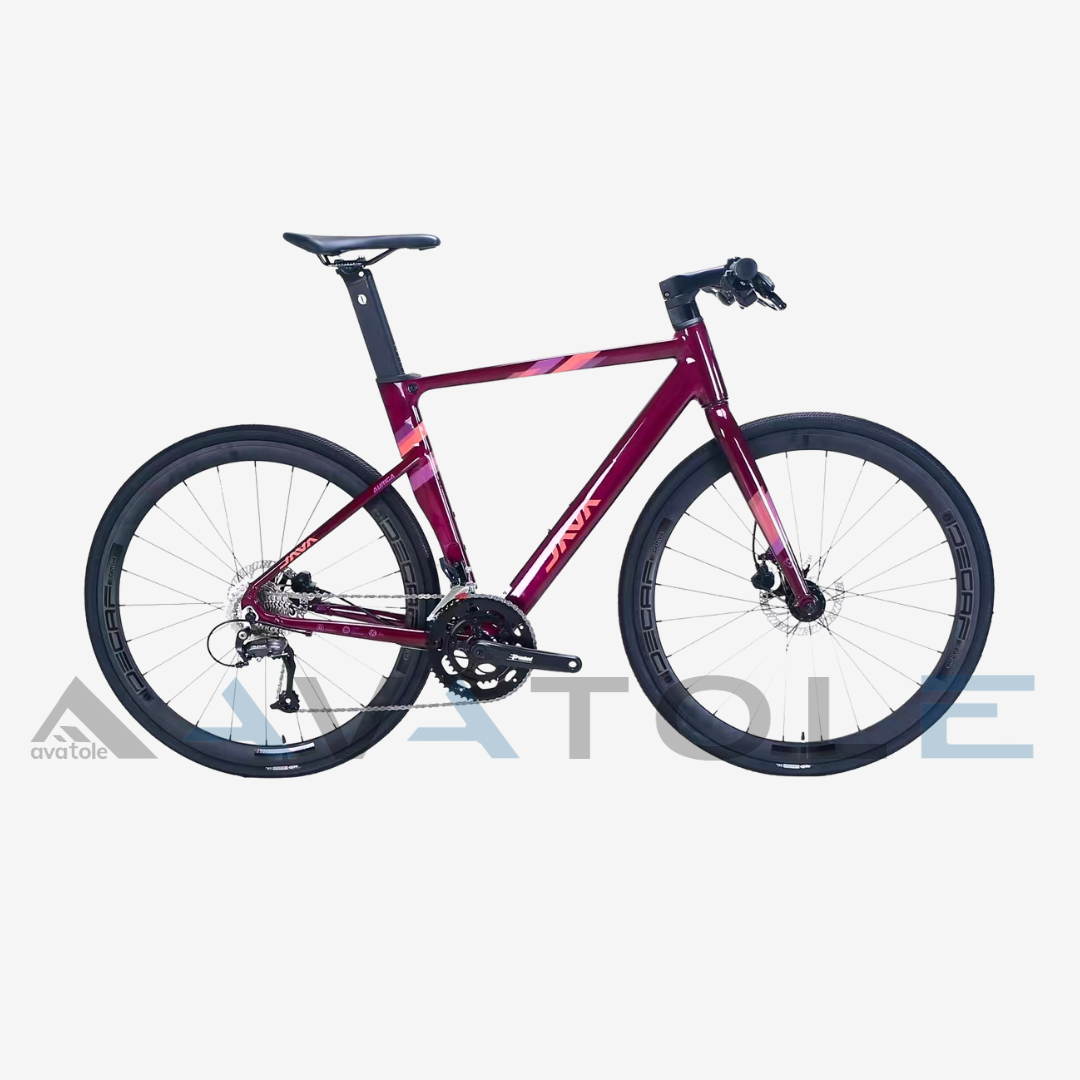 Xe đạp đường trường 2023 Java Auriga màu đỏ