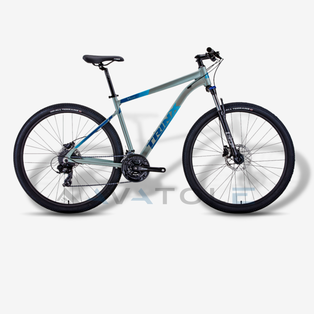 Xe đạp địa hình TrinX M600 màu xanh dương bạc