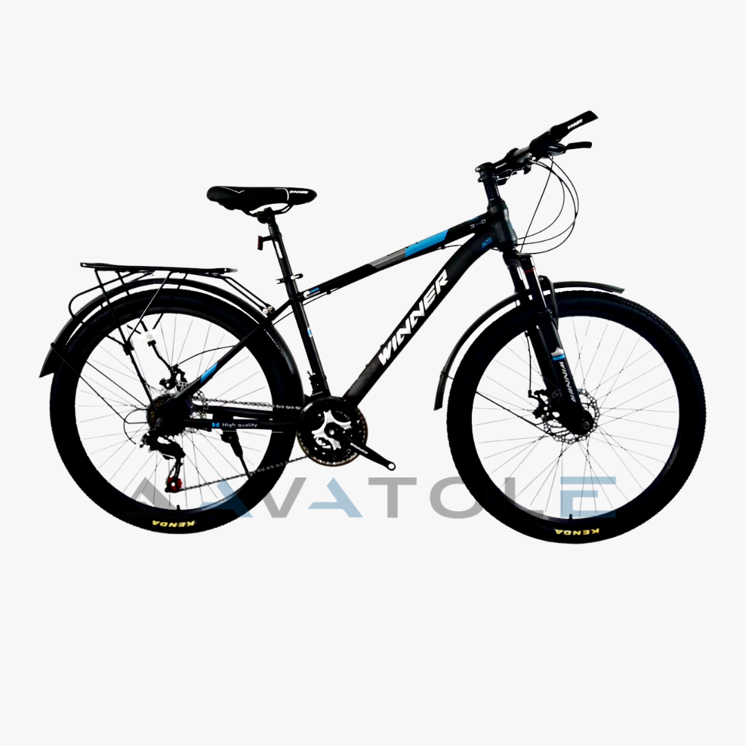 Xe đạp địa hình Winner G026 màu trắng xanh dương đen