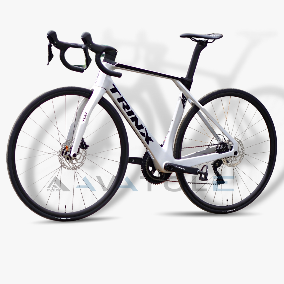 Xe đạp đua cao cấp TrinX TDO 1.1 màu đen bạc