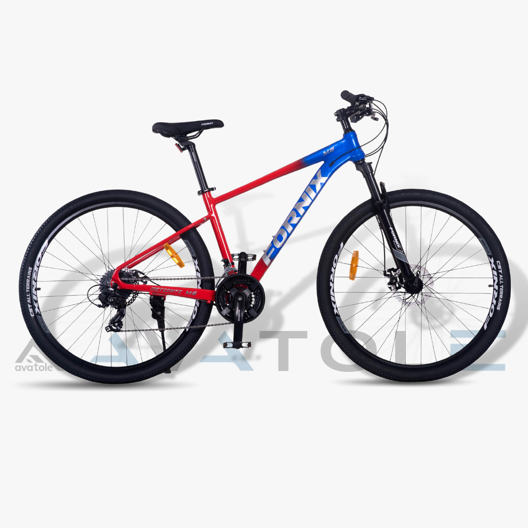 Xe đạp địa hình 2023 Fornix M9 màu bạc xanh dương đỏ