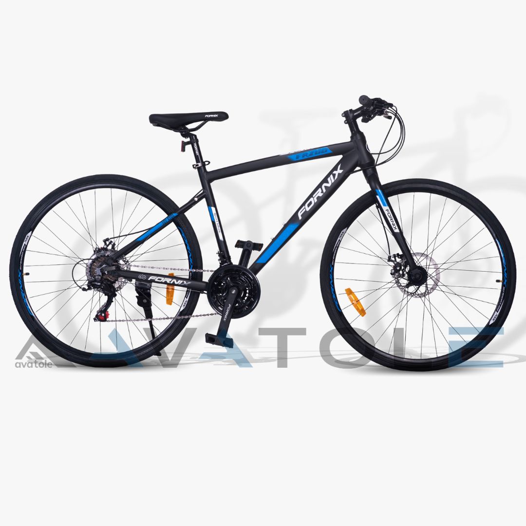 Xe đạp đường phố 2023 Fornix FR200 màu trắng xanh dương đen