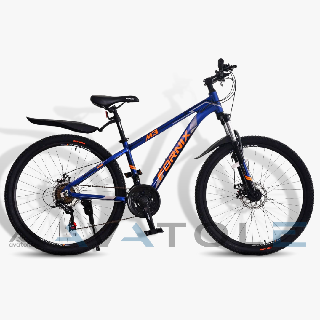 Xe đạp địa hình Fornix M3 màu cam xanh dương