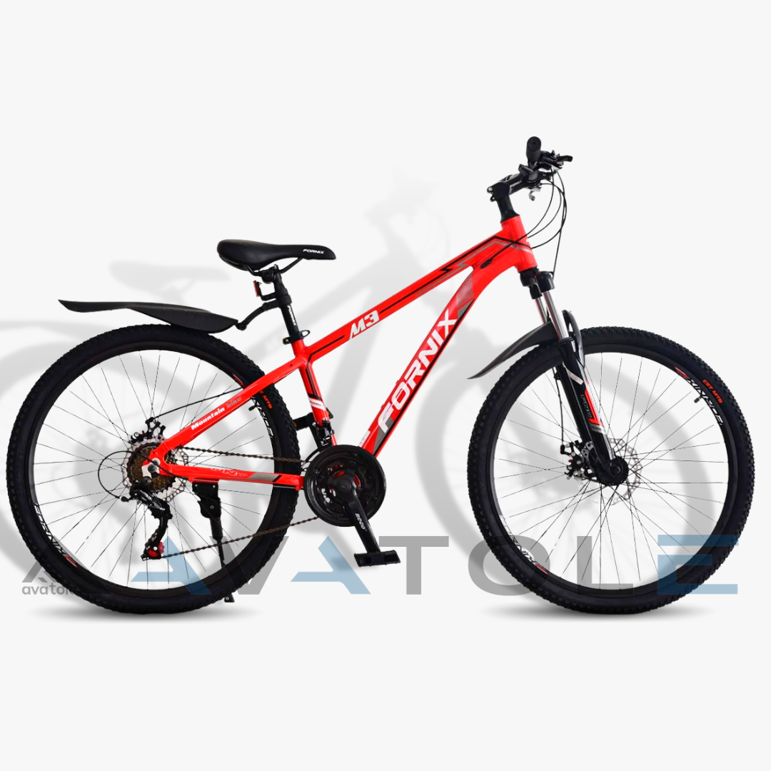 Xe đạp địa hình Fornix M3 màu trắng đỏ