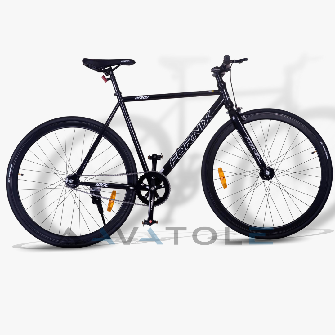 Xe đạp Fixed Gear 2023 Fornix BF200 màu đen