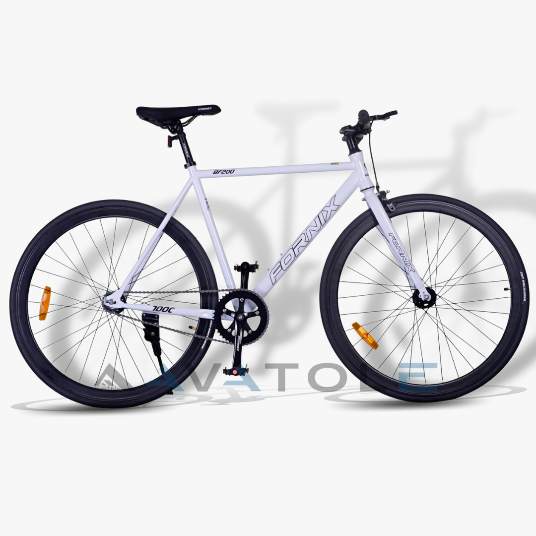 Xe đạp Fixed Gear 2023 Fornix BF200 màu trắng