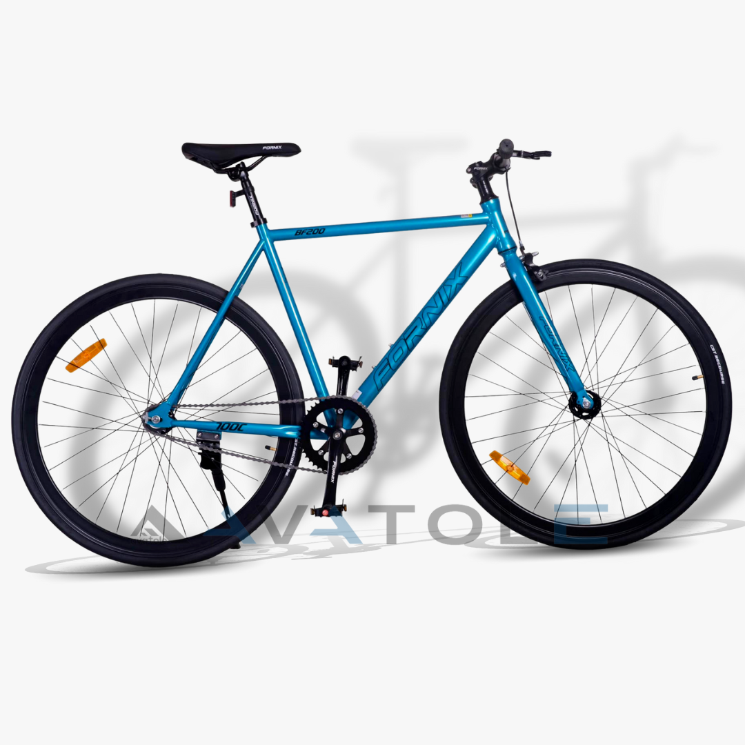 Xe đạp Fixed Gear 2023 Fornix BF200 màu xanh dương