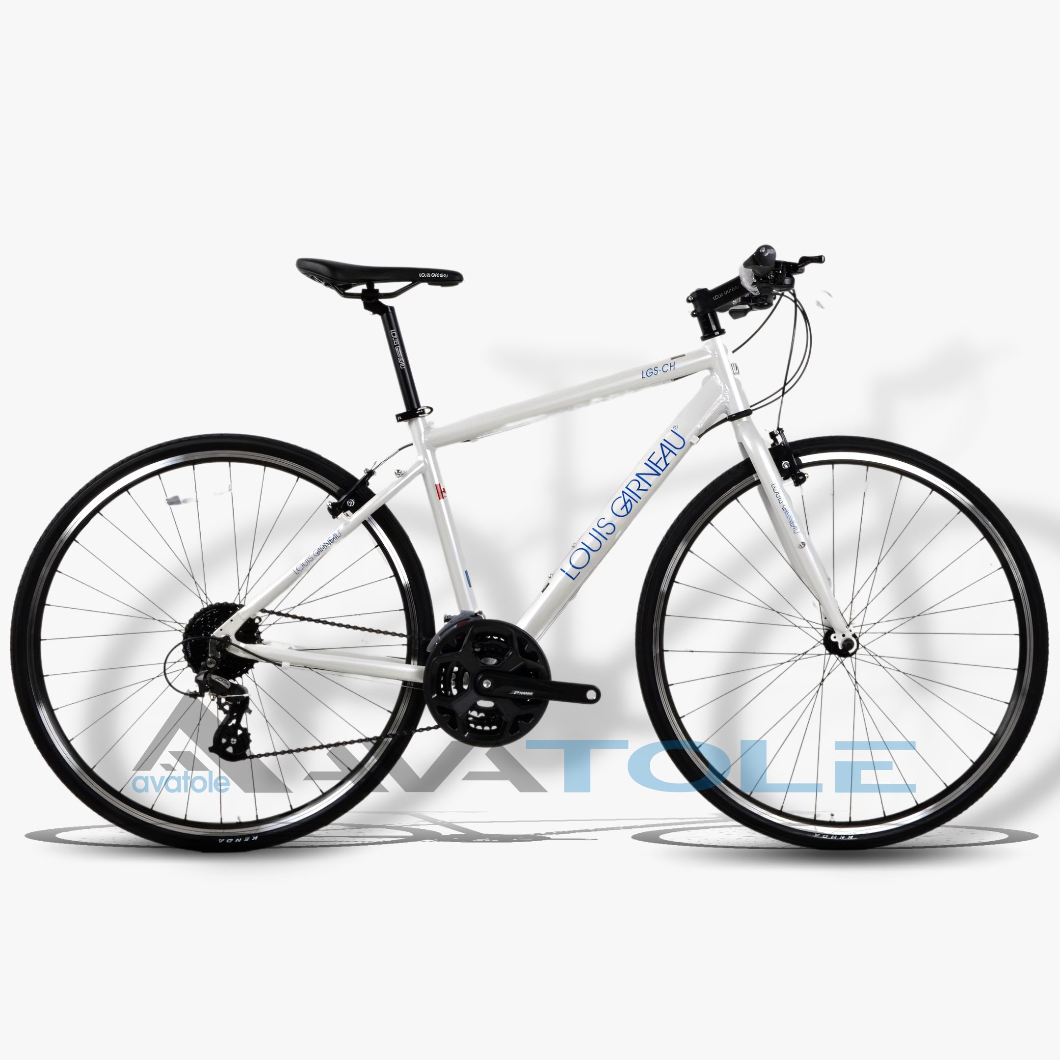 Xe đạp đường trường Louis Garneau Lgs-Ch màu xanh dương trắng