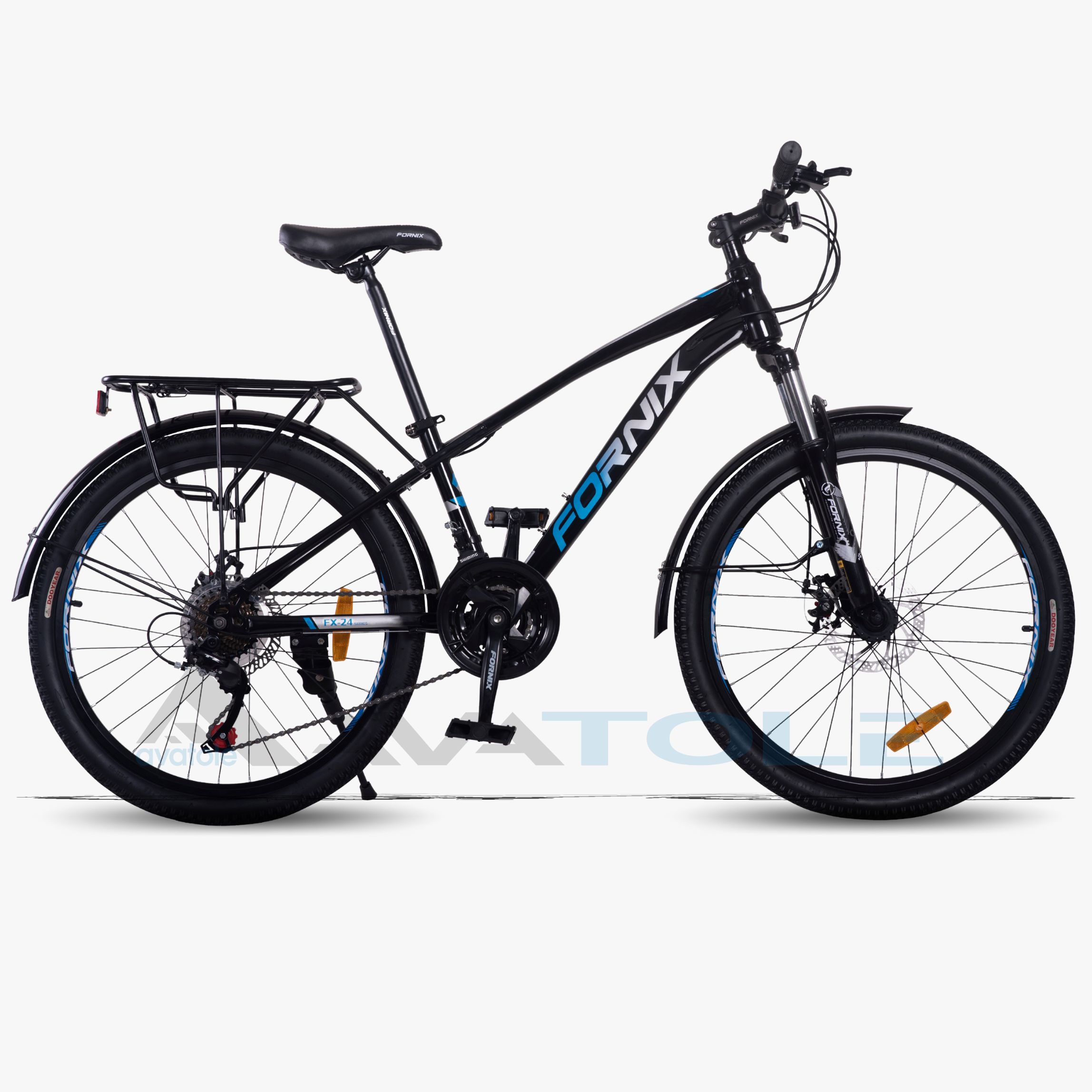 Xe đạp địa hình 2024 Fornix FX24 màu xanh dương trắng đen
