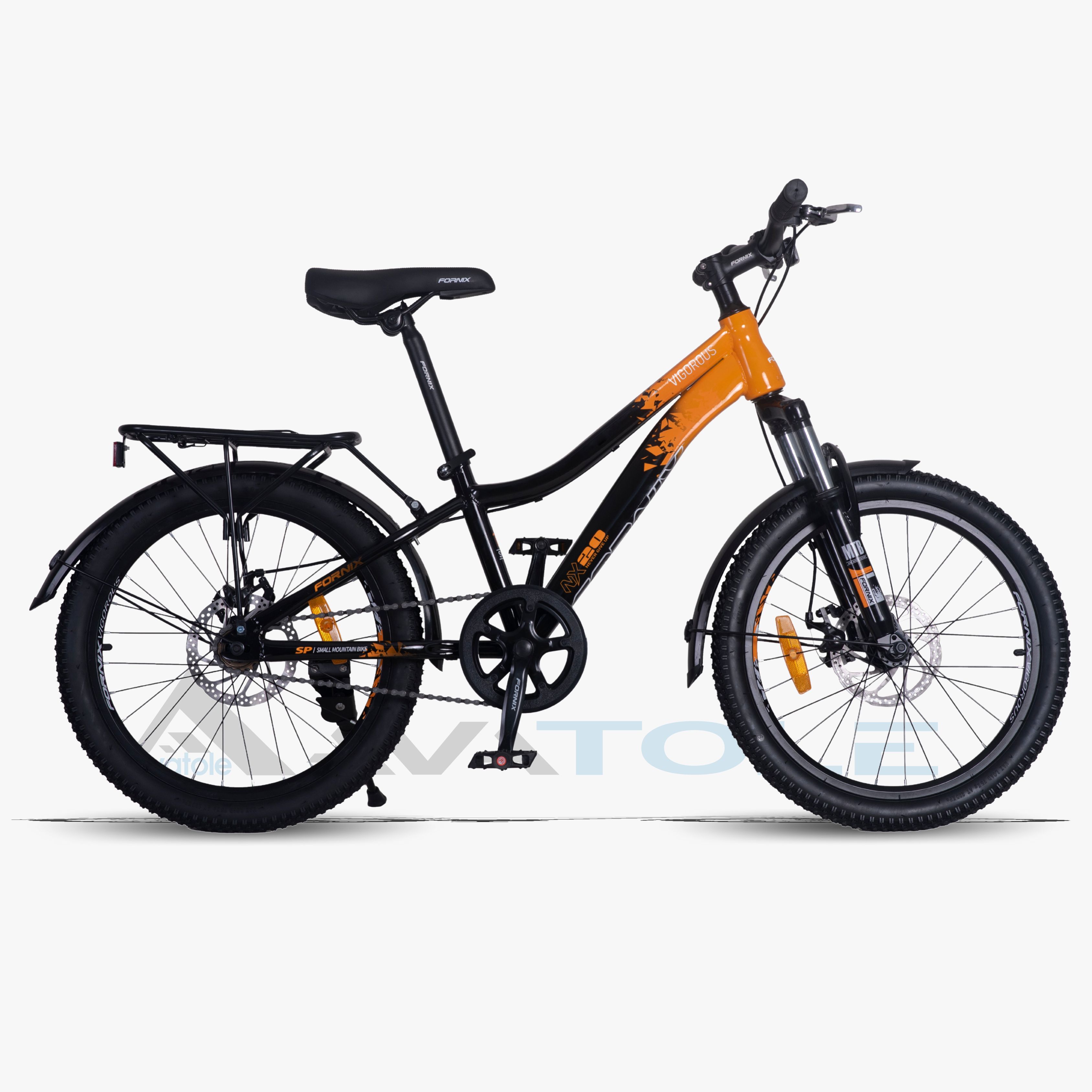Xe đạp trẻ em 2024 Fornix NX20 Plus màu cam đen