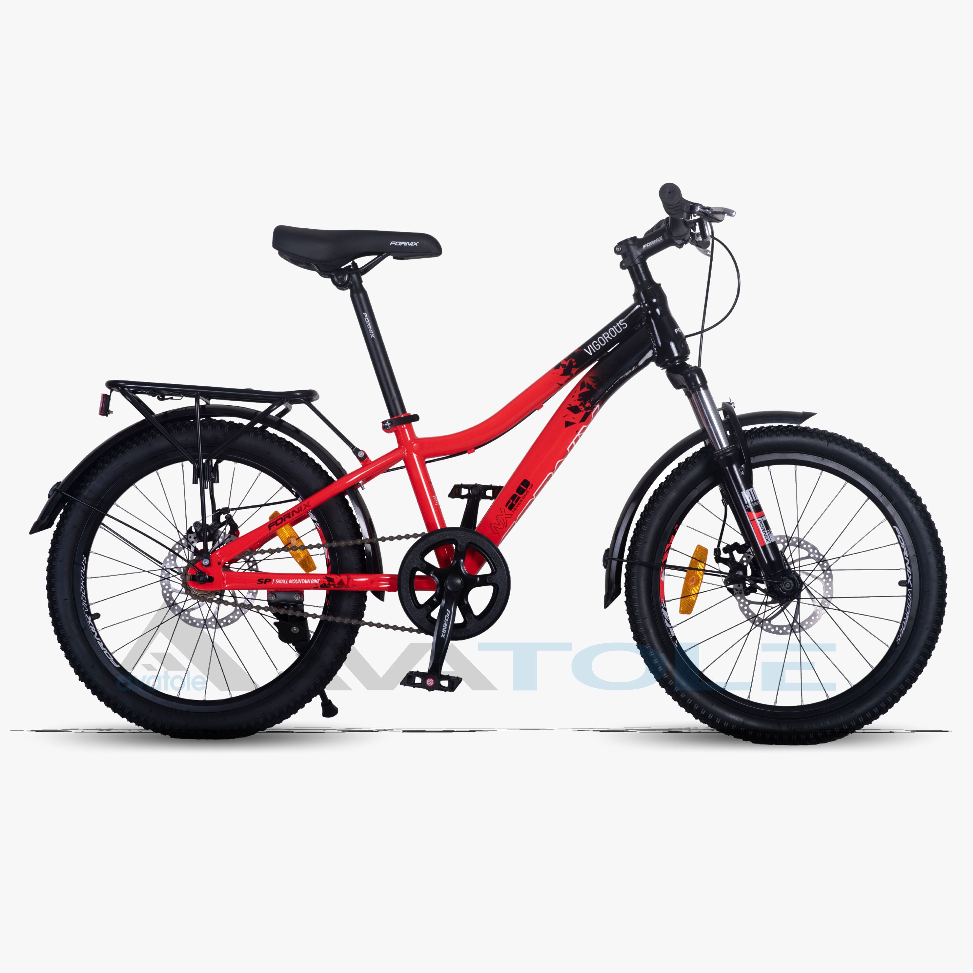 Xe đạp trẻ em 2024 Fornix NX20 Plus màu đỏ đen