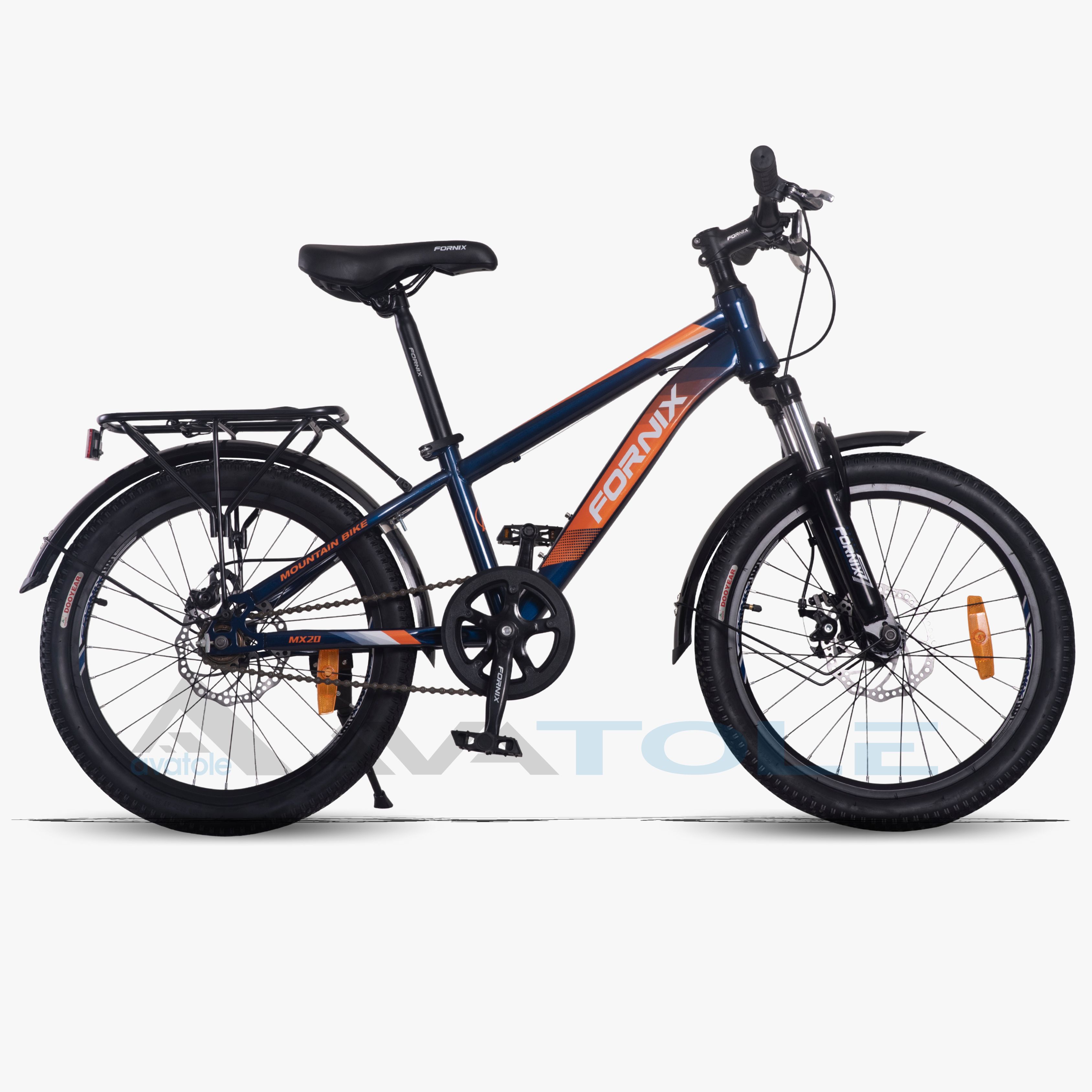 Xe đạp trẻ em 2024 Fornix MX20 màu trắng cam xanh dương