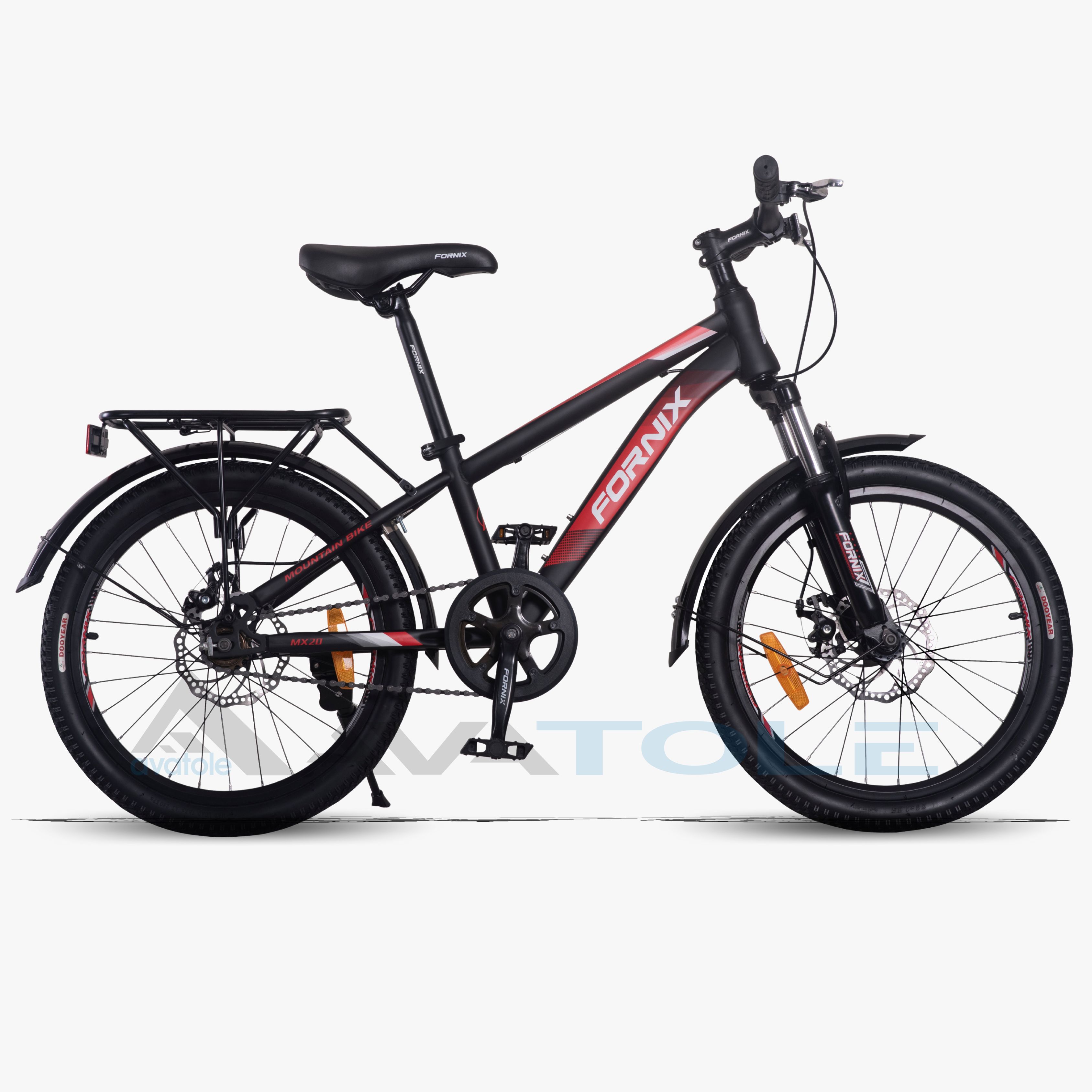 Xe đạp trẻ em 2024 Fornix MX20 màu trắng đỏ đen