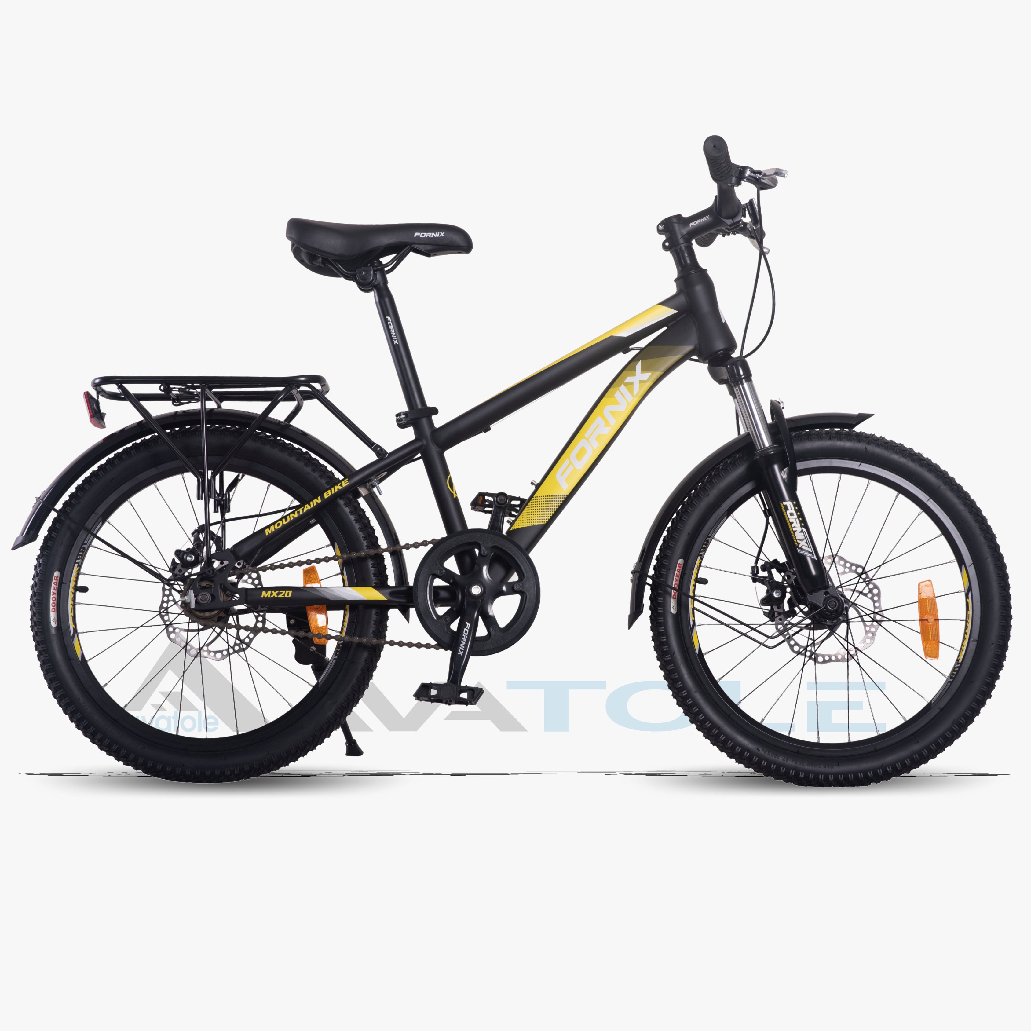 Xe đạp trẻ em 2024 Fornix MX20 màu trắng vàng đen