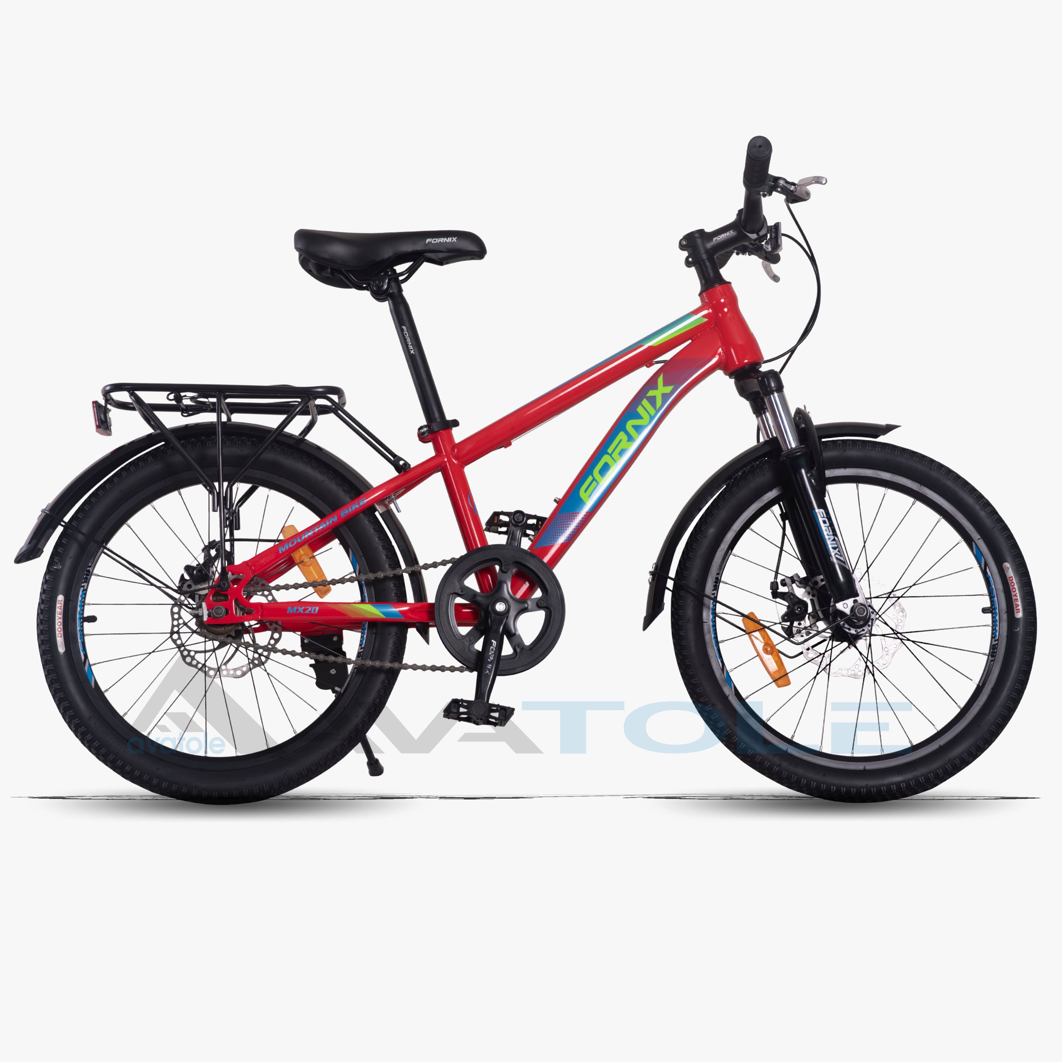 Xe đạp trẻ em 2024 Fornix MX20 màu xanh lá xanh dương đỏ