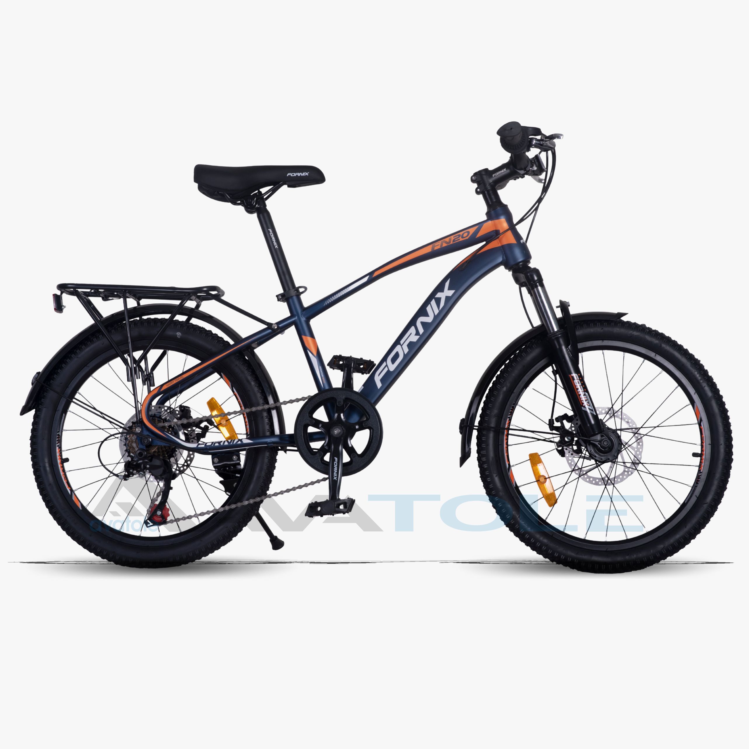 Xe đạp trẻ em 2024 Fornix FN20 màu trắng cam xanh dương