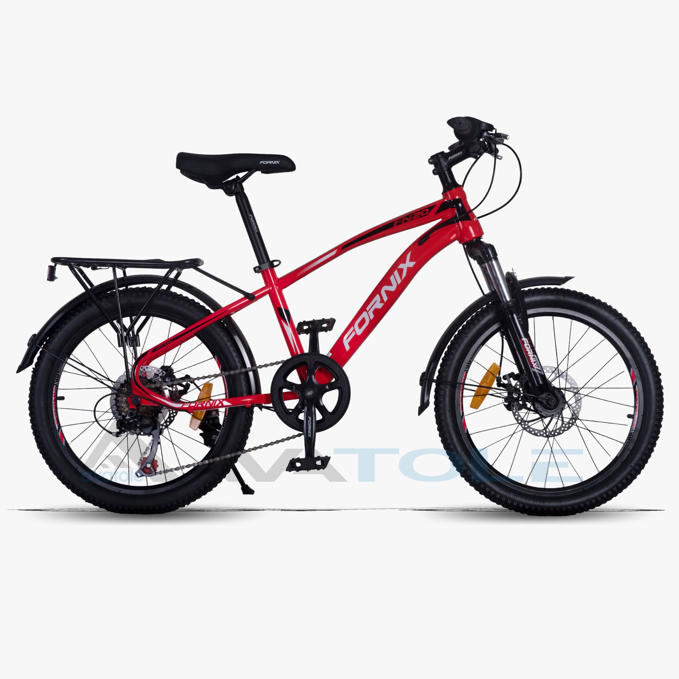 Xe đạp trẻ em 2024 Fornix FN20 màu trắng đen đỏ