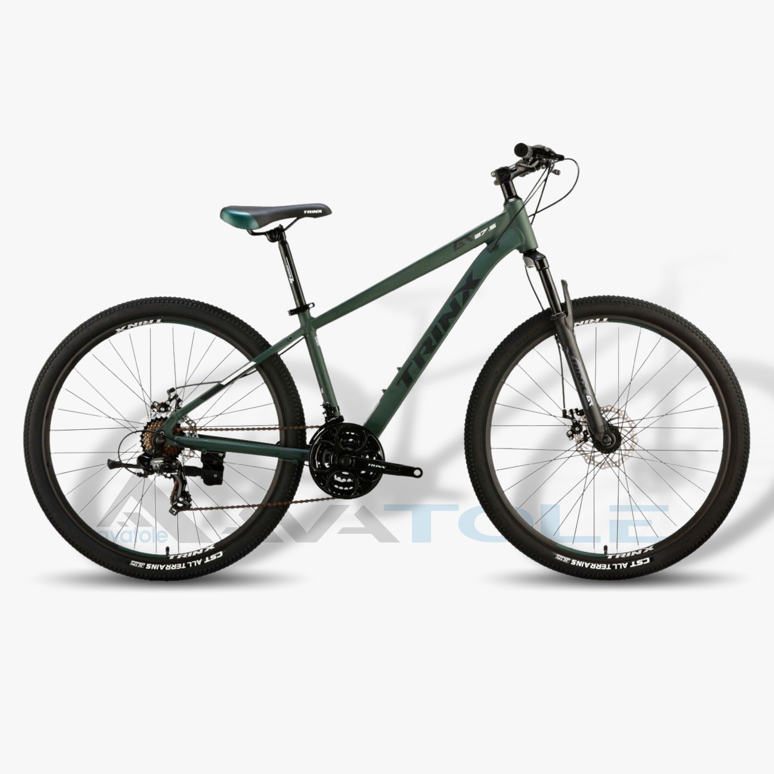 Xe đạp địa hình 2024 TrinX GT màu đen xanh rêu