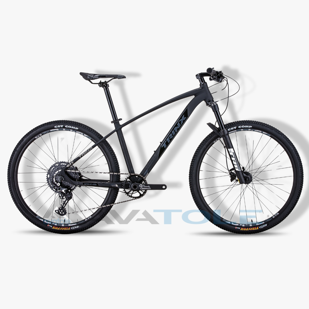 Xe đạp địa hình TrinX X9 Elite màu trắng đen mờ