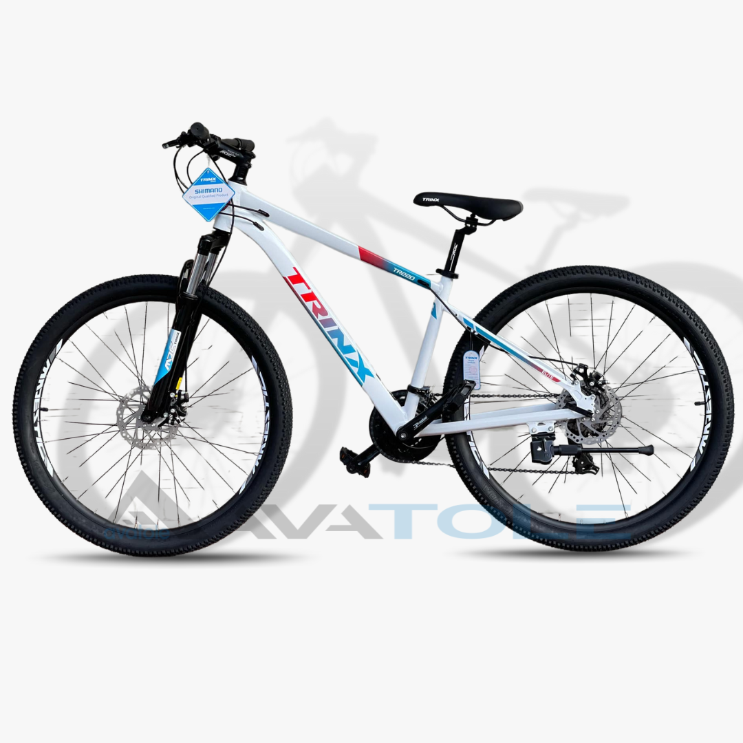 Xe đạp địa hình TrinX TR220 màu xanh dương đỏ trắng