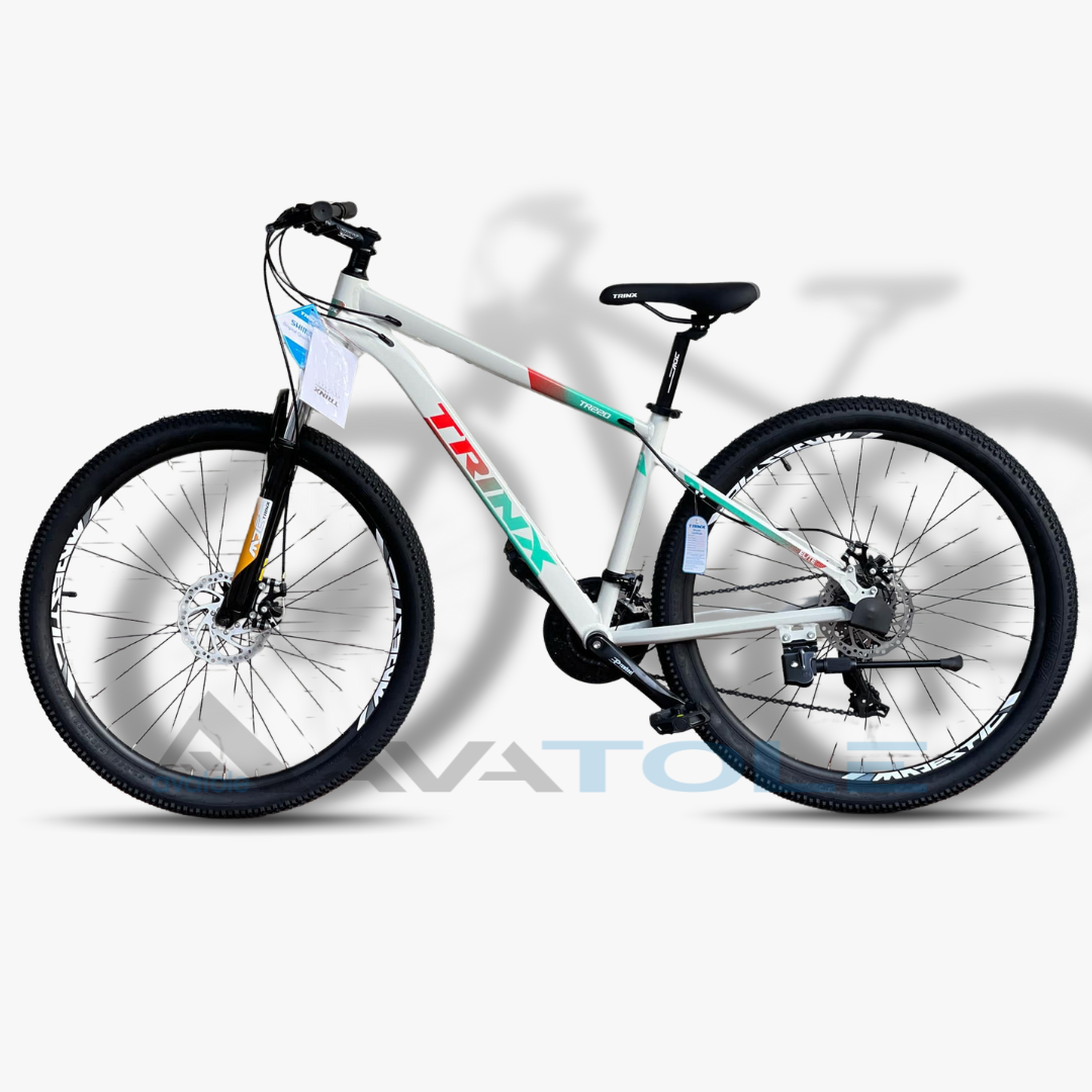 Xe đạp địa hình TrinX TR220 màu xanh ngọc đỏ trắng
