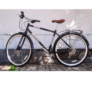 Xe đạp touring ALCOTT ATX - 03 màu Ghi Đen