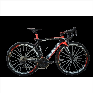 Xe đạp đua Sava Carbon Pro 6.0 màu trắng đỏ đen