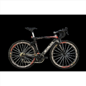 Xe đạp đua Sava Carbon Pro 6.0 màu xám đỏ đen