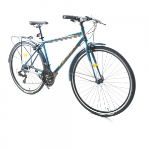 Xe đạp touring Kurashi Dans màu cam xanh dương