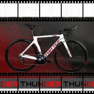 Xe đạp đua Twitter Thunder C Plus R2000 màu đỏ trắng