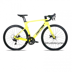 Xe đạp đua 2022 Twitter R10 Carbon Shimano 105 R7000 màu đen vàng dạ quang