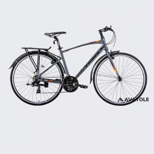 Xe đạp touring TrinX Free 1.4 2023 màu đen cam xám