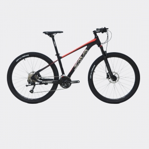 Xe đạp địa hình 2022 Sava Key 380 màu bạc đỏ đen