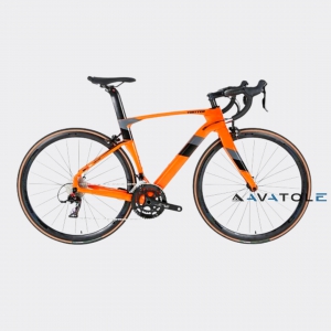 Xe đạp đua Twitter Cyclone Pro 2021 màu đen cam