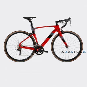 Xe đạp đua Twitter Cyclone Pro 2021 màu đen đỏ