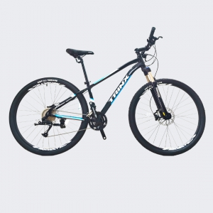 Xe đạp địa hình TRINX M1000 PRO 2022 màu trắng xanh dương đen (bóng)