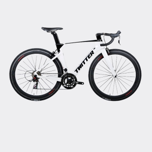 Xe đạp đua Twitter R5 | Full Carbon Shimano 105 R7000 màu đen trắng