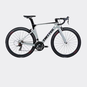 Xe đạp đua Twitter R5 | Full Carbon Shimano 105 R7000 màu đen xám