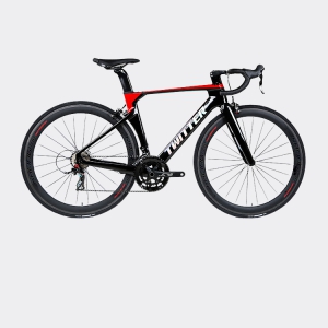Xe đạp đua Twitter R5 | Full Carbon Shimano 105 R7000 màu trắng đỏ đen