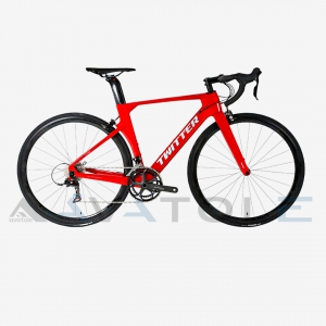 Xe đạp đua Twitter R10 Carbon Retrospec 22S màu trắng đỏ