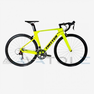Xe đạp đua Twitter R10 Carbon Retrospec 22S màu đen vàng chuối