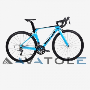 Xe đạp đua 2022 Twitter R5 Carbon Shimano Sora R3000 màu đen xanh dương
