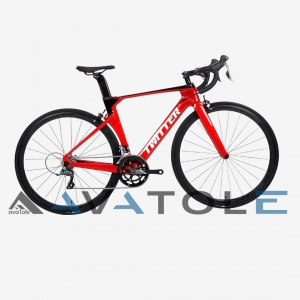 Xe đạp đua 2022 Twitter R5 Carbon Shimano Sora R3000 màu trắng đen đỏ