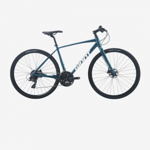 Xe đạp touring 2022 Giant Escape 1 màu trắng xanh dương