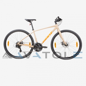 Xe đạp đường trường 2023 Giant Escape 3 Disc màu cam vàng nhạt