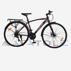 Xe đạp touring Fornix FR307 màu trắng đỏ đen