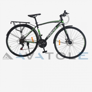 Xe đạp touring Fornix FR307 màu trắng xanh lá đen